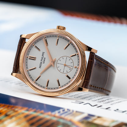 Patek Philippe Calatrava — Rose Gold | Silvery Grained Dial | Ref. 6119R-001 | 2026