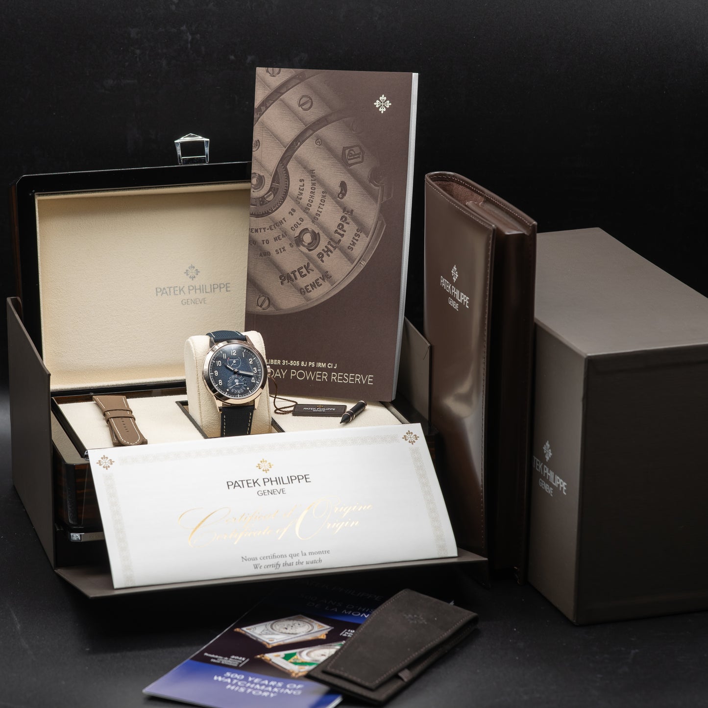 Patek Philippe Calatrava 8-Day, Instantaneous Day-Date — White Gold | Blue Dial | Ref. 5328G-001 | 2026