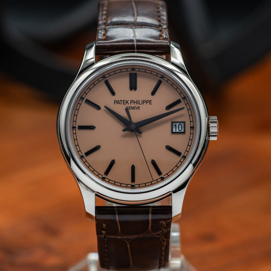 Patek Philippe Calatrava — White Gold | Rose-Gilt Opaline Dial | Ref. 5227G-015 | 2026