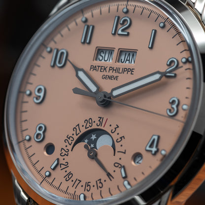 Patek Philippe Perpetual Calendar — White Gold | Rose-Gilt Opaline Dial | Ref. 5320G-011 | 2025