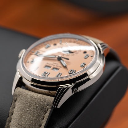 Patek Philippe Perpetual Calendar — White Gold | Rose-Gilt Opaline Dial | Ref. 5320G-011 | 2025