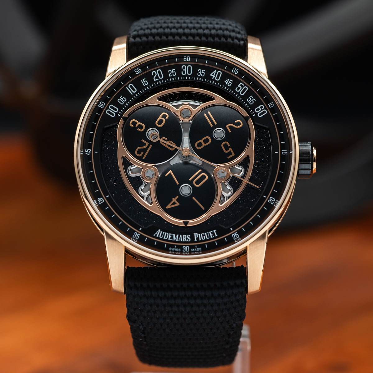 Audemars Piguet Code 11.59 Starwheel — Pink Gold | Black Aventurine Dial | Ref. 15212NR.OO.A002KB.01-AB | 2026