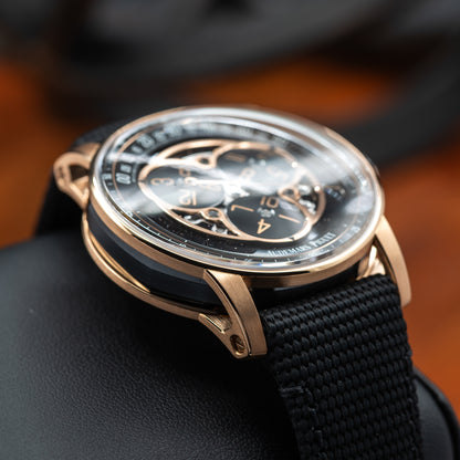 Audemars Piguet Code 11.59 Starwheel — Pink Gold | Black Aventurine Dial | Ref. 15212NR.OO.A002KB.01-AB | 2026