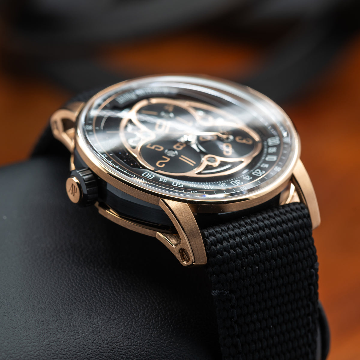 Audemars Piguet Code 11.59 Starwheel — Pink Gold | Black Aventurine Dial | Ref. 15212NR.OO.A002KB.01-AB | 2026