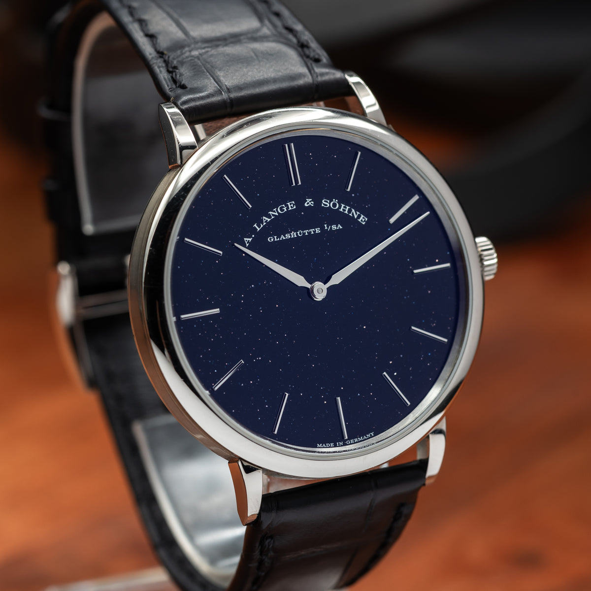 A. Lange & Söhne Saxonia Thin — White Gold | Aventurine Dial | 50 Limited | Ref. 211.087 | 2021