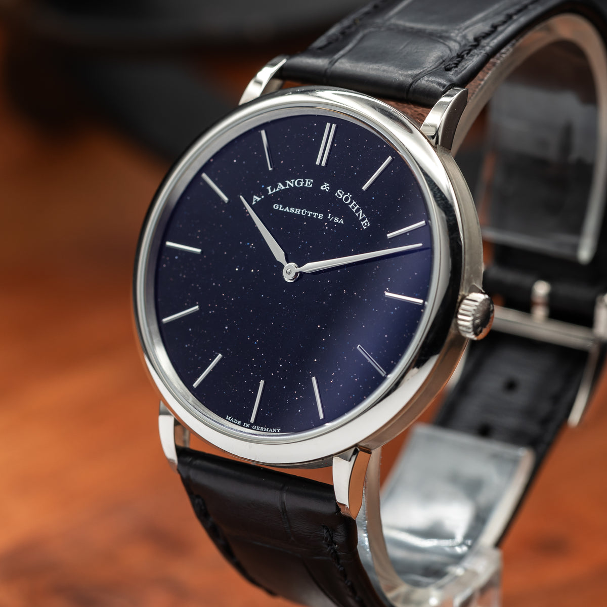 A. Lange & Söhne Saxonia Thin — White Gold | Aventurine Dial | 50 Limited | Ref. 211.087 | 2021