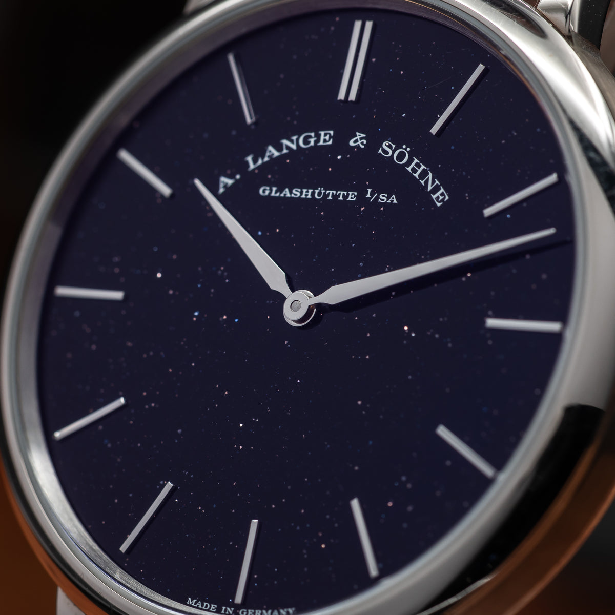 A. Lange & Söhne Saxonia Thin — White Gold | Aventurine Dial | 50 Limited | Ref. 211.087 | 2021