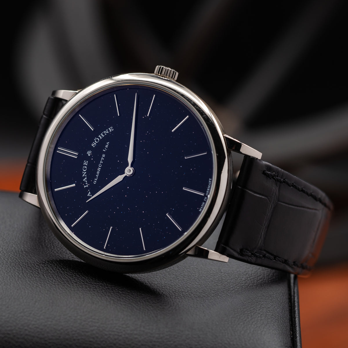 A. Lange & Söhne Saxonia Thin — White Gold | Aventurine Dial | 50 Limited | Ref. 211.087 | 2021