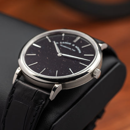 A. Lange & Söhne Saxonia Thin — White Gold | Aventurine Dial | 50 Limited | Ref. 211.087 | 2021
