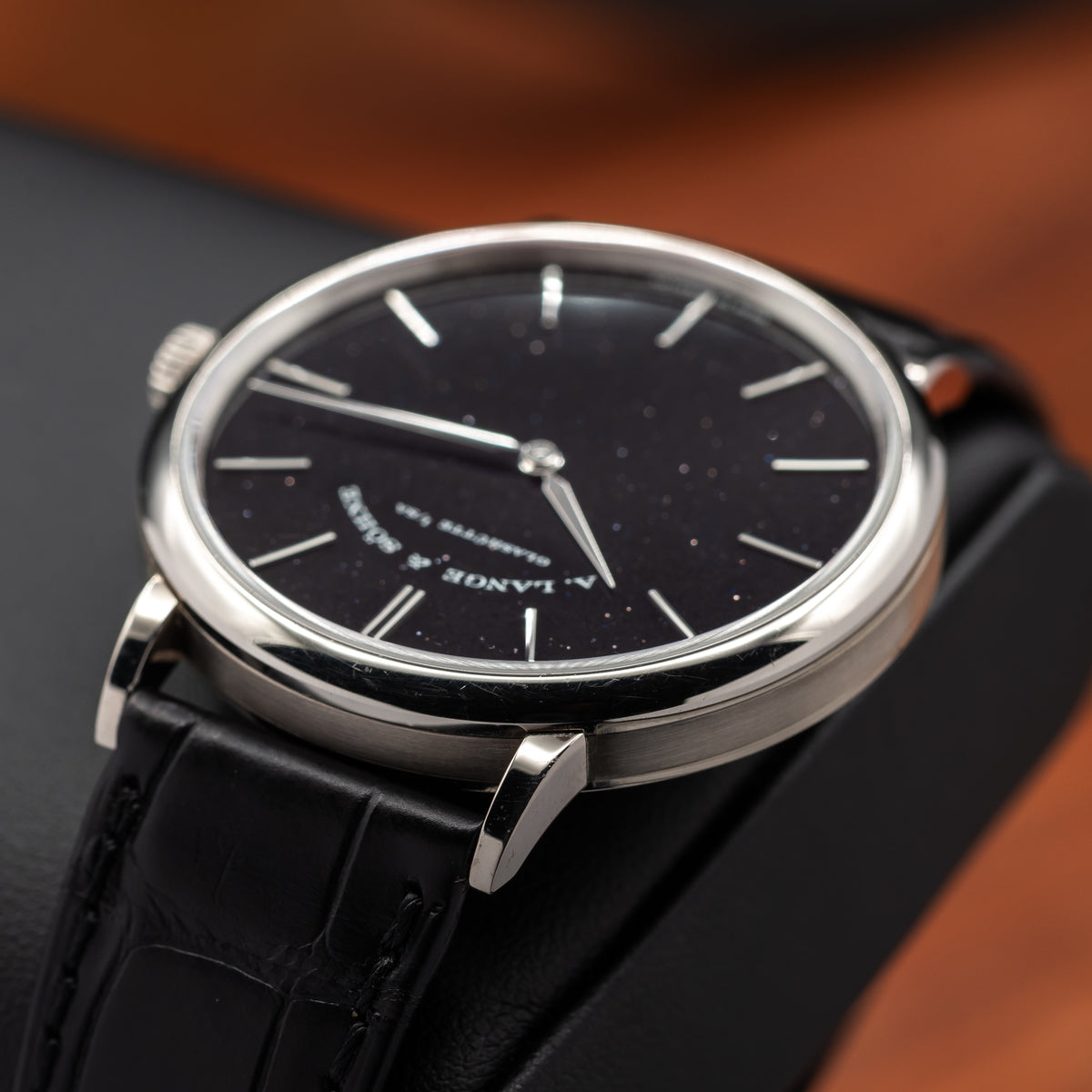A. Lange & Söhne Saxonia Thin — White Gold | Aventurine Dial | 50 Limited | Ref. 211.087 | 2021