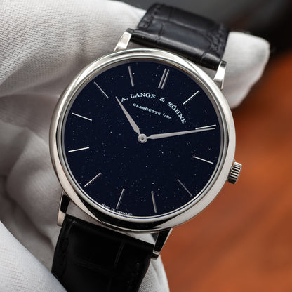 A. Lange & Söhne Saxonia Thin — White Gold | Aventurine Dial | 50 Limited | Ref. 211.087 | 2021