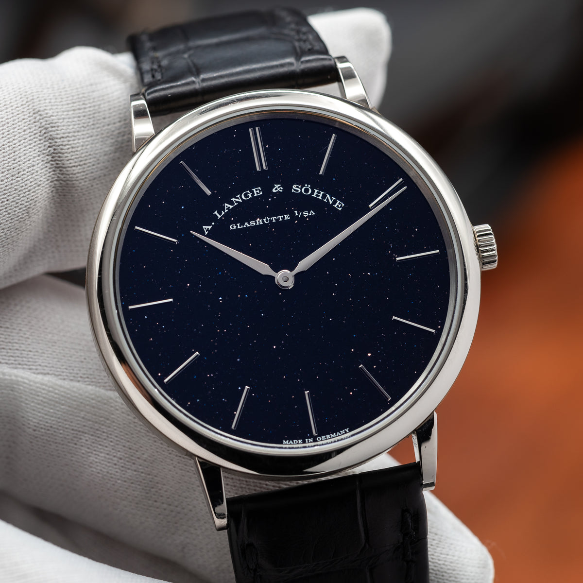 A. Lange & Söhne Saxonia Thin — White Gold | Aventurine Dial | 50 Limited | Ref. 211.087 | 2021