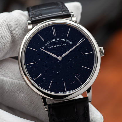 A. Lange & Söhne Saxonia Thin — White Gold | Aventurine Dial | 50 Limited | Ref. 211.087 | 2021