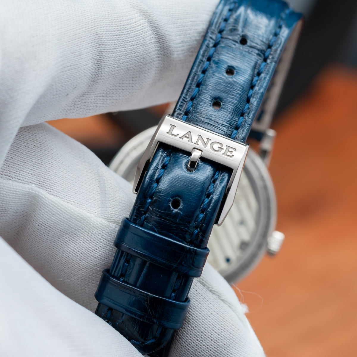 A. Lange & Söhne 1815 — White Gold | Blue Dial | Ref. 220.028 | 2025