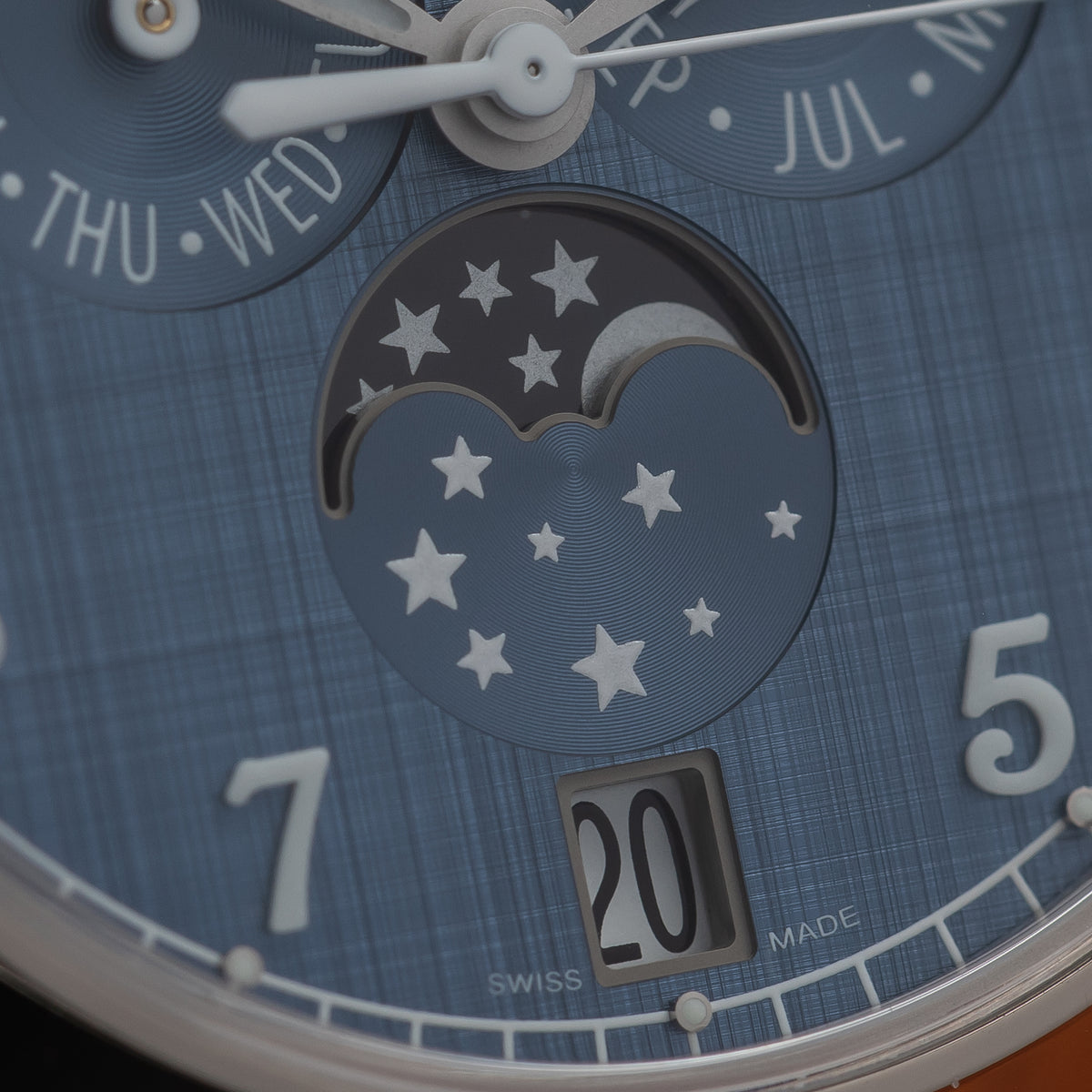 Patek Philippe Annual Calendar Moon Phases — White Gold | Blue-Gray Shantung Dial | Ref. 4946G-001 | 2026