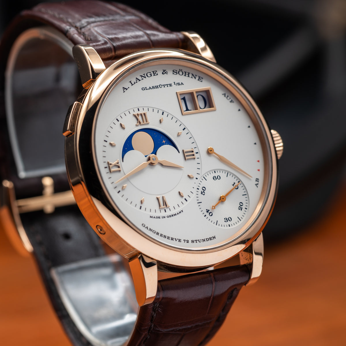 A. Lange & Söhne Grand Lange 1 Moon Phase — Pink Gold | Argenté Dial | Ref. 139.032 | 2020