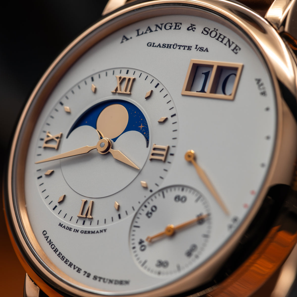A. Lange & Söhne Grand Lange 1 Moon Phase — Pink Gold | Argenté Dial | Ref. 139.032 | 2020