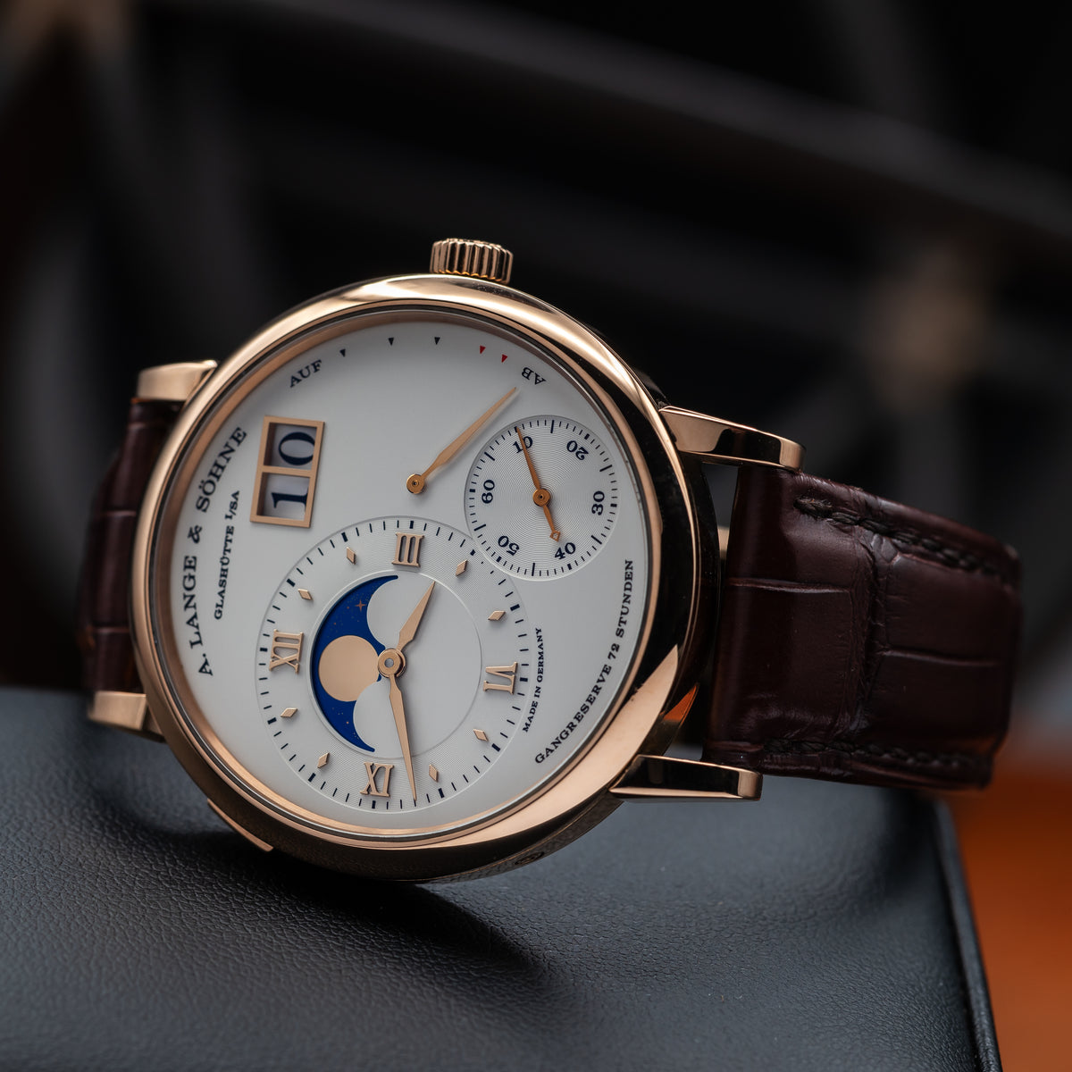 A. Lange & Söhne Grand Lange 1 Moon Phase — Pink Gold | Argenté Dial | Ref. 139.032 | 2020