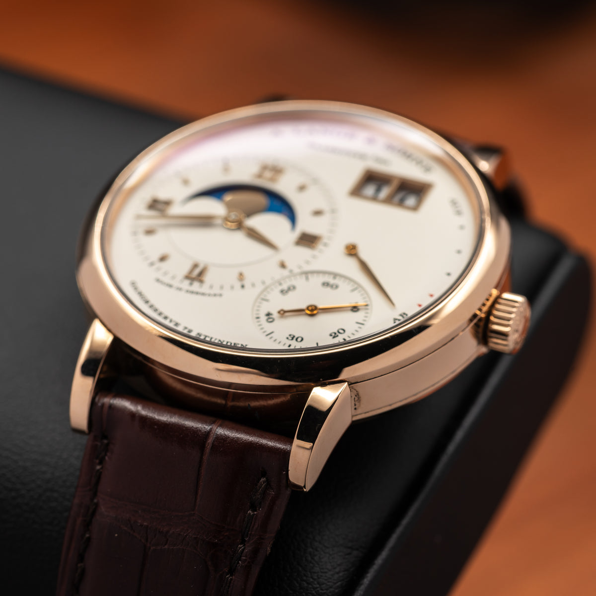 A. Lange & Söhne Grand Lange 1 Moon Phase — Pink Gold | Argenté Dial | Ref. 139.032 | 2020