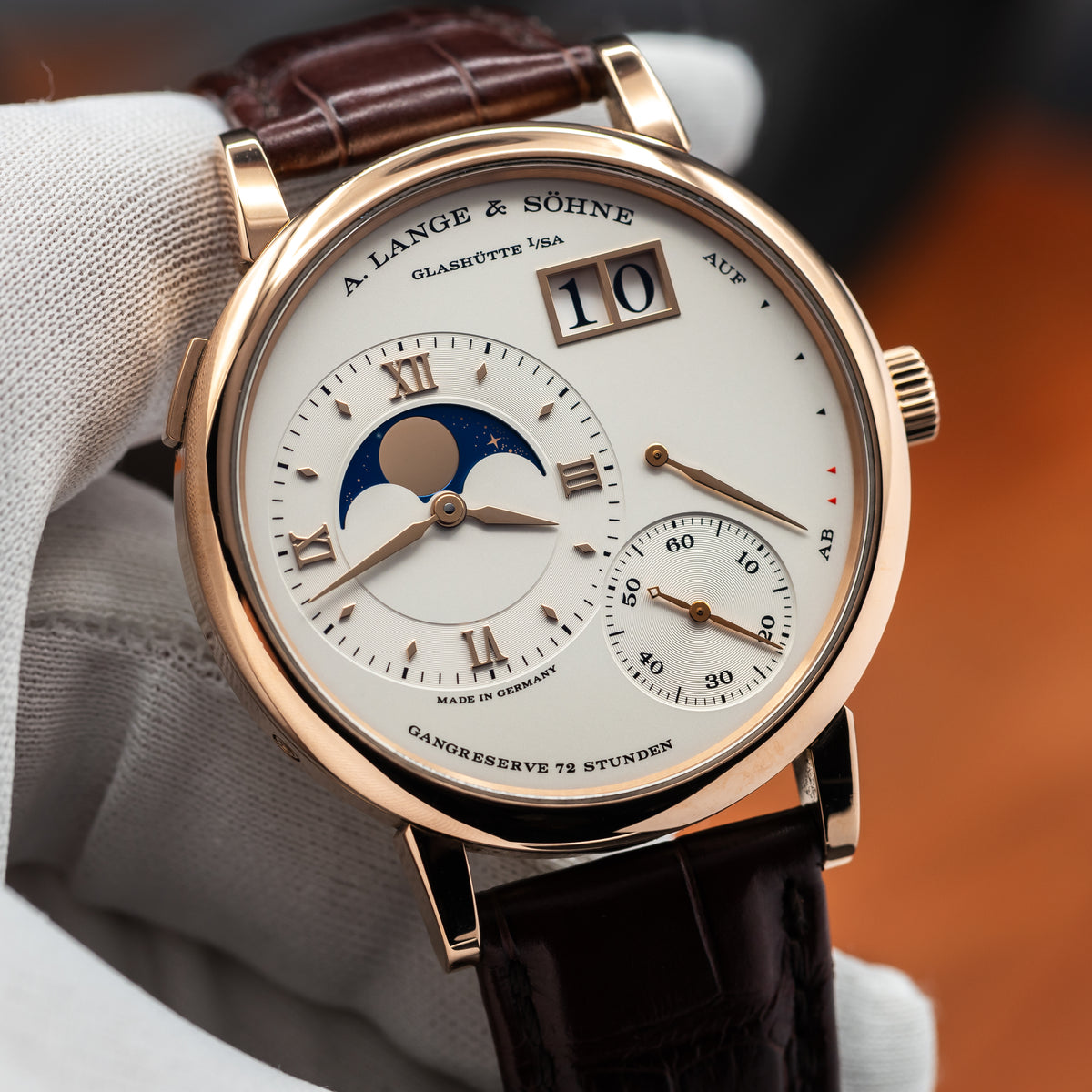 A. Lange & Söhne Grand Lange 1 Moon Phase — Pink Gold | Argenté Dial | Ref. 139.032 | 2020