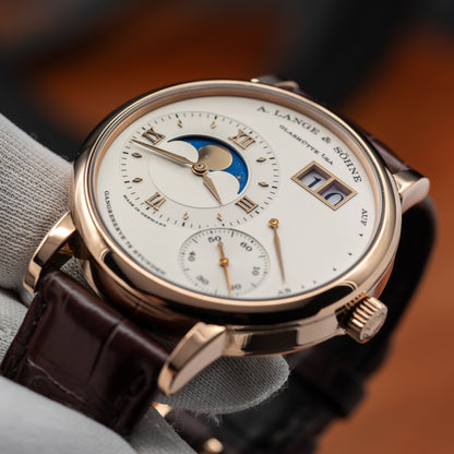 A. Lange & Söhne Grand Lange 1 Moon Phase — Pink Gold | Argenté Dial | Ref. 139.032 | 2020
