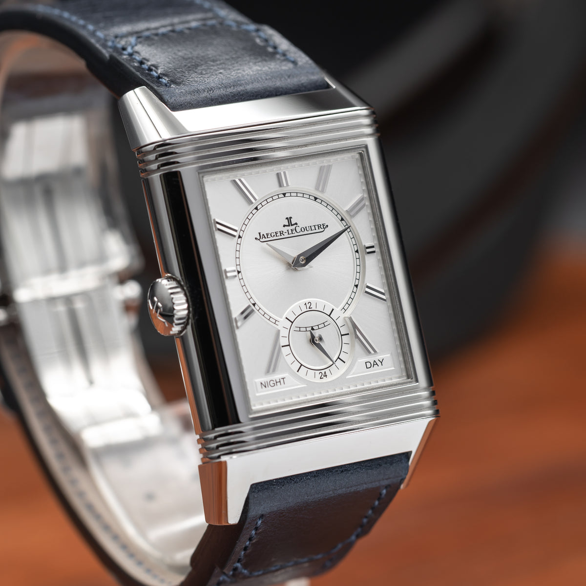 Jaeger-LeCoultre Reverso Tribute Duoface Small Seconds — Stainless Steel | Blue Sunray Dial | Ref. Q3988481 | 2026
