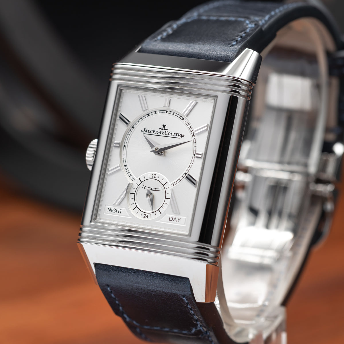 Jaeger-LeCoultre Reverso Tribute Duoface Small Seconds — Stainless Steel | Blue Sunray Dial | Ref. Q3988481 | 2026