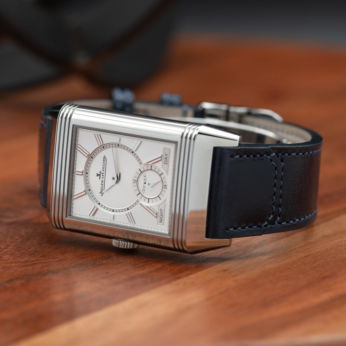 Jaeger-LeCoultre Reverso Tribute Duoface Small Seconds — Stainless Steel | Blue Sunray Dial | Ref. Q3988481 | 2026