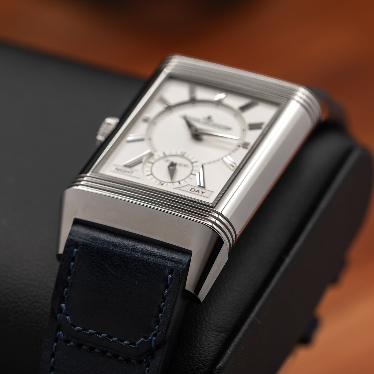Jaeger-LeCoultre Reverso Tribute Duoface Small Seconds — Stainless Steel | Blue Sunray Dial | Ref. Q3988481 | 2026