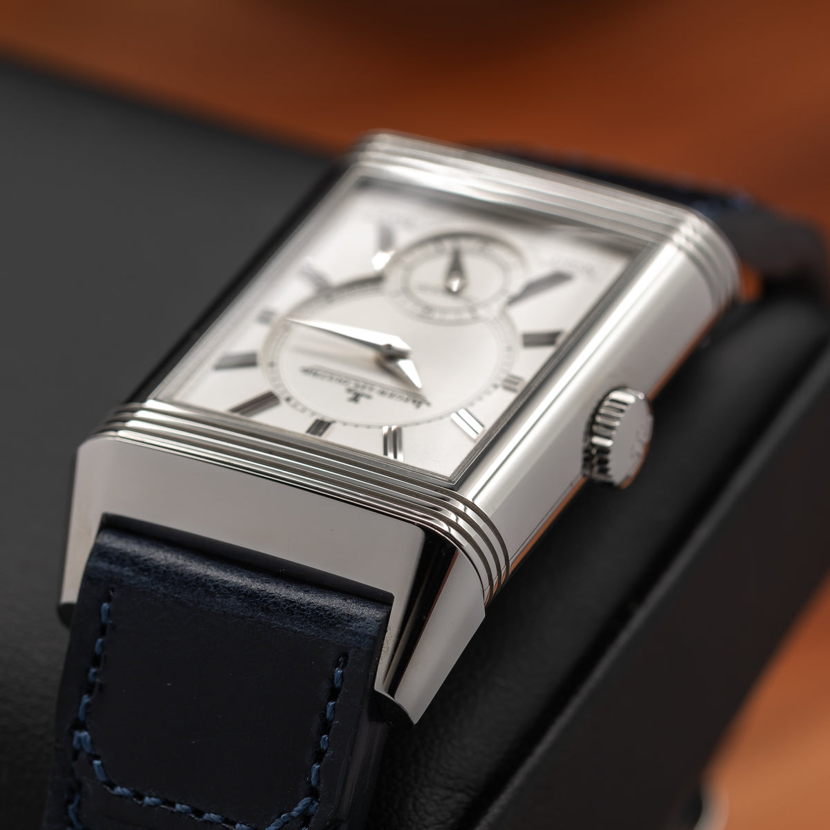 Jaeger-LeCoultre Reverso Tribute Duoface Small Seconds — Stainless Steel | Blue Sunray Dial | Ref. Q3988481 | 2026