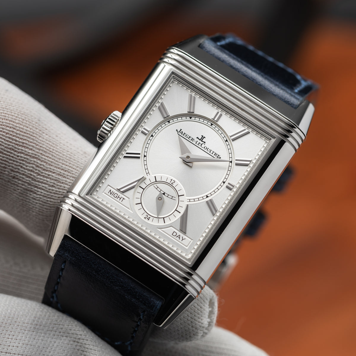 Jaeger-LeCoultre Reverso Tribute Duoface Small Seconds — Stainless Steel | Blue Sunray Dial | Ref. Q3988481 | 2026