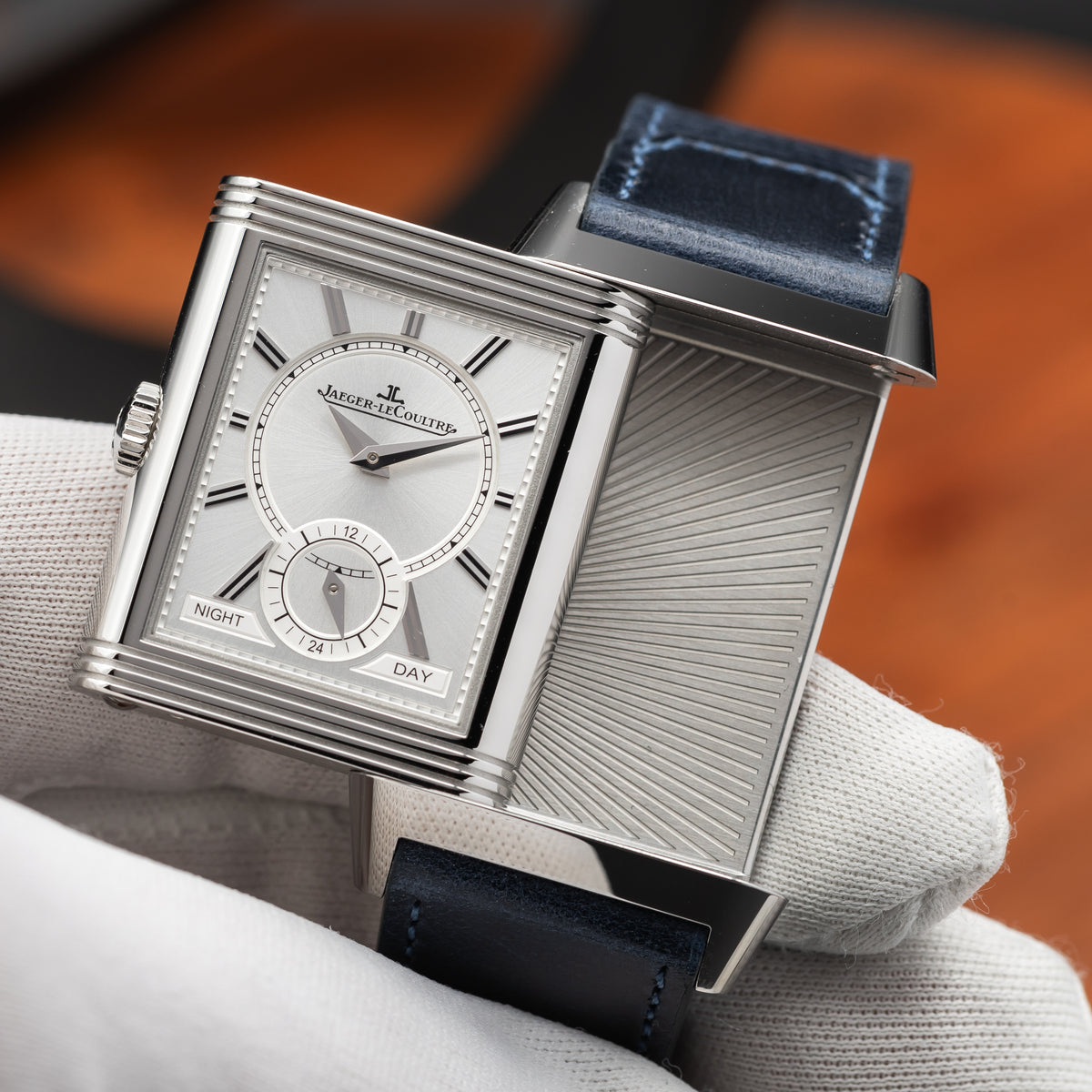 Jaeger-LeCoultre Reverso Tribute Duoface Small Seconds — Stainless Steel | Blue Sunray Dial | Ref. Q3988481 | 2026