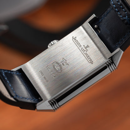 Jaeger-LeCoultre Reverso Tribute Duoface Small Seconds — Stainless Steel | Blue Sunray Dial | Ref. Q3988481 | 2026