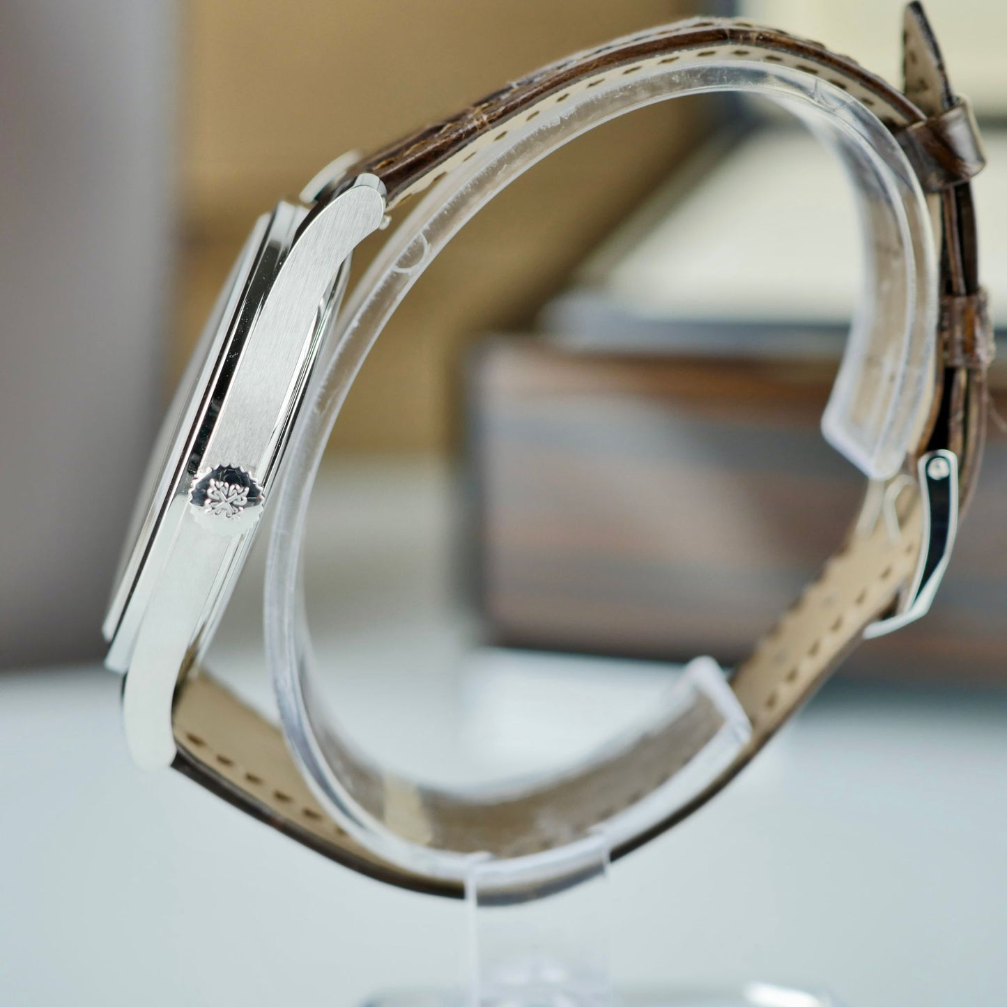 Patek Philippe Calatrava 6196P-001 – Platinum | Rose-Gilt Opaline Dial | 38 mm | Brand New 2025 | Full Set