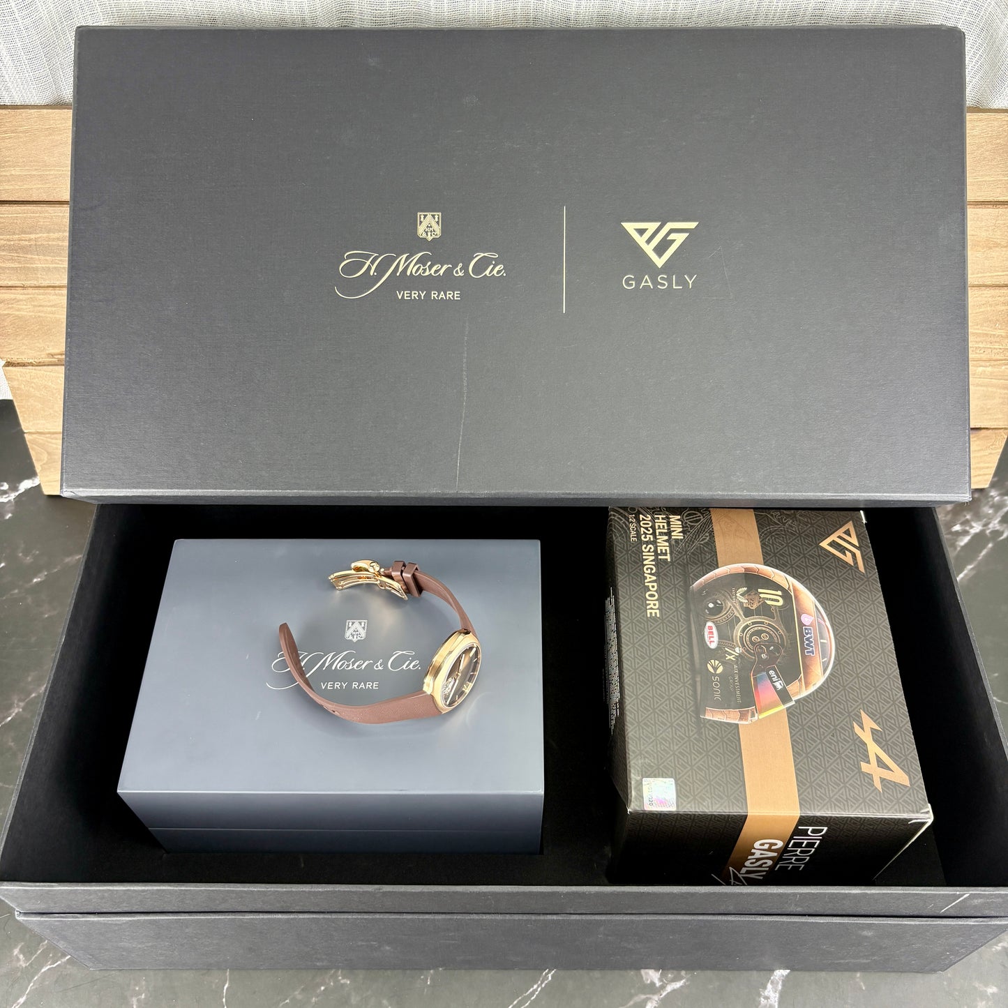 H. Moser & Cie. Streamliner Tourbillon Pierre Gasly Edition 6805-0410  5N Red Gold | Limited Edition | 2026 | Brand New | Full Set
