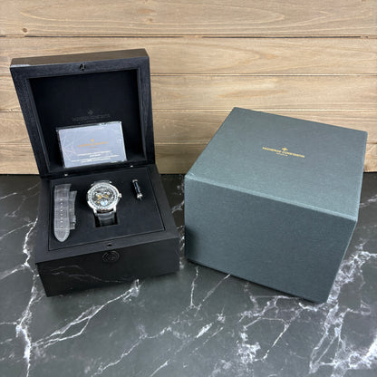 Vacheron Constantin Traditionnelle Complete Calendar Openface 4020T/000G-B655 – 18K White Gold | 2022 | Mint | Full Set (Copy)