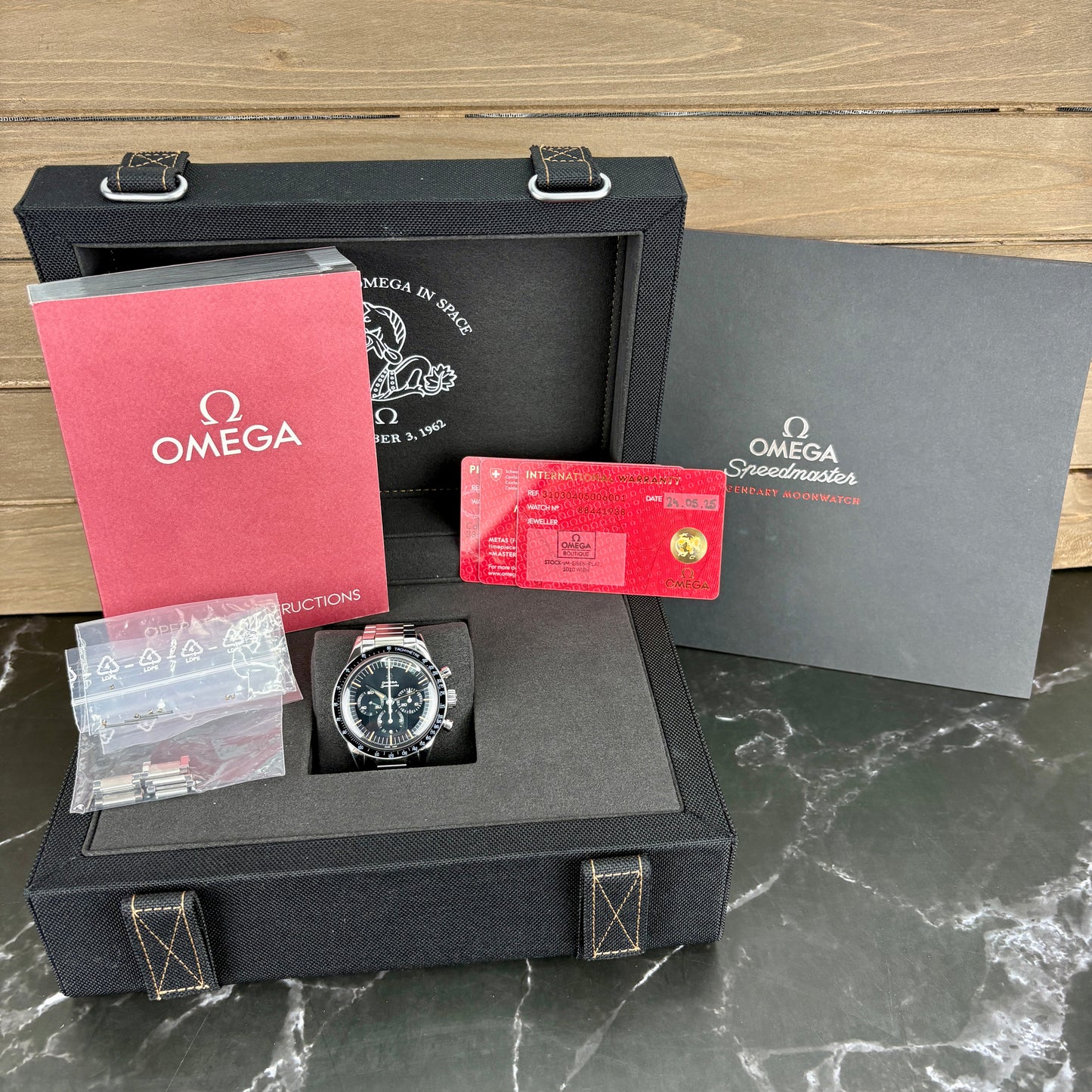 Omega Speedmaster First Omega in Space 310.30.40.50.06.001  39.7mm | 2025 | One Owner | Full Set | Excellent Condition