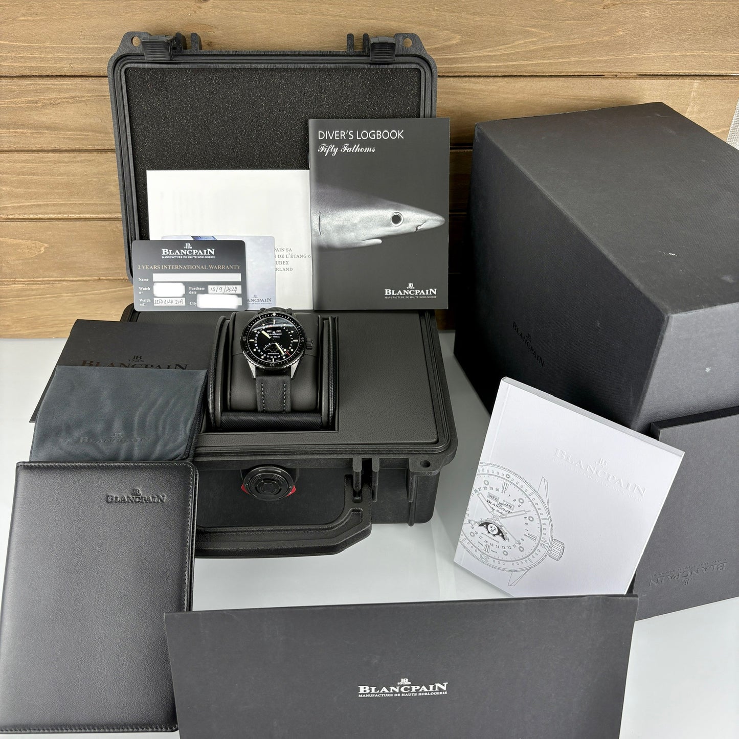 Blancpain 5054-0130-B52A — Black Ceramic