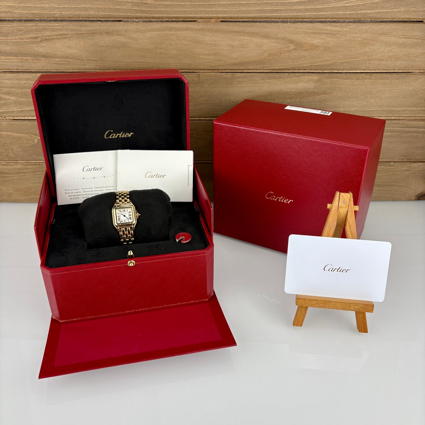 Cartier Panthère de Cartier WGPN0059 – 18 K Yellow Gold | Small Model | Silver Dial | Brand New