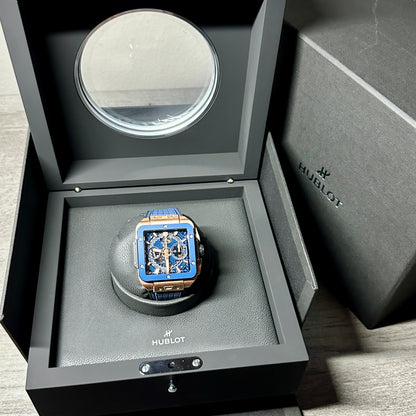 Hublot Square Bang Unico King Gold Blue