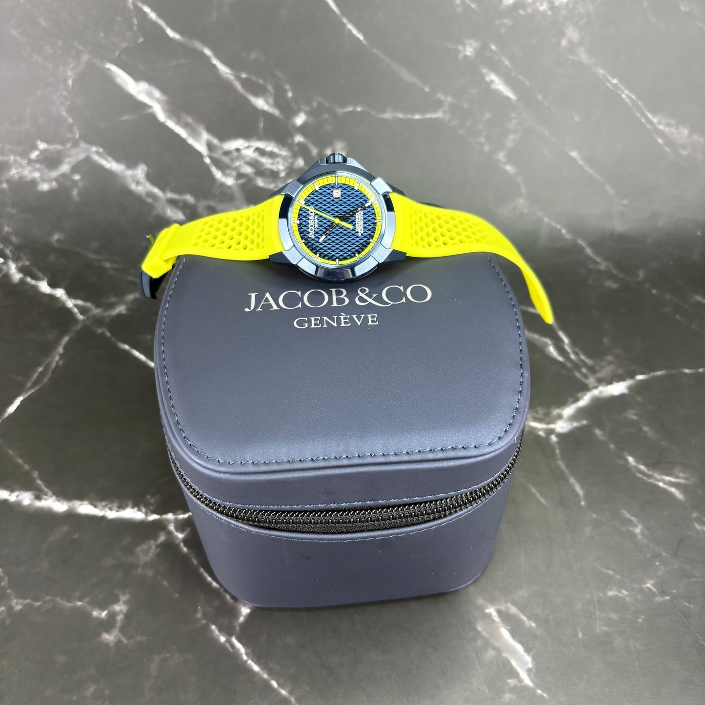 Jacob & Co. Epic X Sport EX130.13.AA.AA.ABRUA – Blue PVD | 41 mm | Automatic | Like-New | Full Set