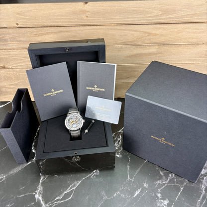 Vacheron Constantin Traditionnelle Complete Calendar Openface 4020T/000G-B655 – 18K White Gold | 2022 | Mint | Full Set