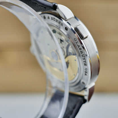 A. Lange & Söhne Saxonia Moon Phase White Gold