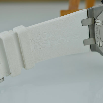 Audemars Piguet Royal Oak Offshore Diver – Ref. 15703ST with White Strap