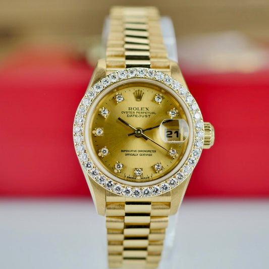 Rolex Lady-Datejust Pearlmaster 79178 – 18k Yellow Gold