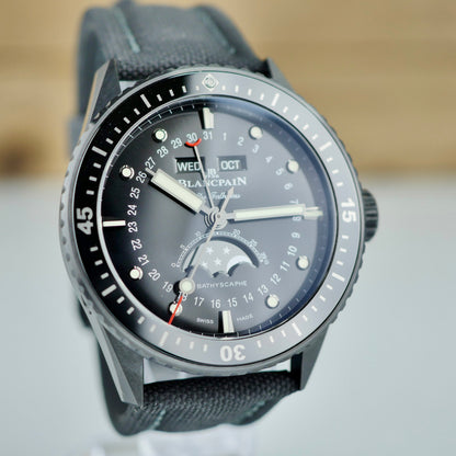 Blancpain 5054-0130-B52A — Black Ceramic