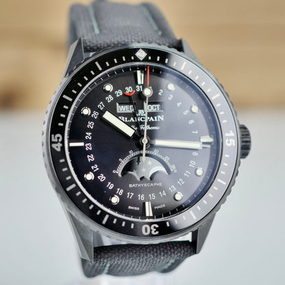 Blancpain 5054-0130-B52A — Black Ceramic