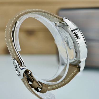 Patek Philippe 5935A-001 — World Time Flyback Chronograph | Steel & Salmon Dial