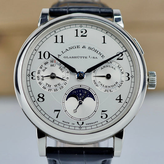 A. Lange &amp; Söhne 1815 Annual Calendar Ref. 238.026 — White Gold | Full Set