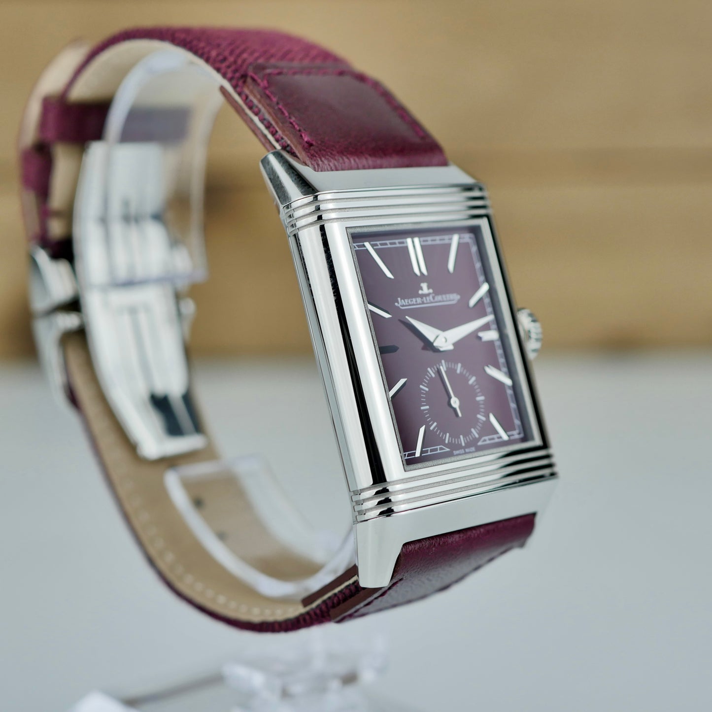 Jaeger-LeCoultre Reverso Q397846J Burgundy 2023 Brand New